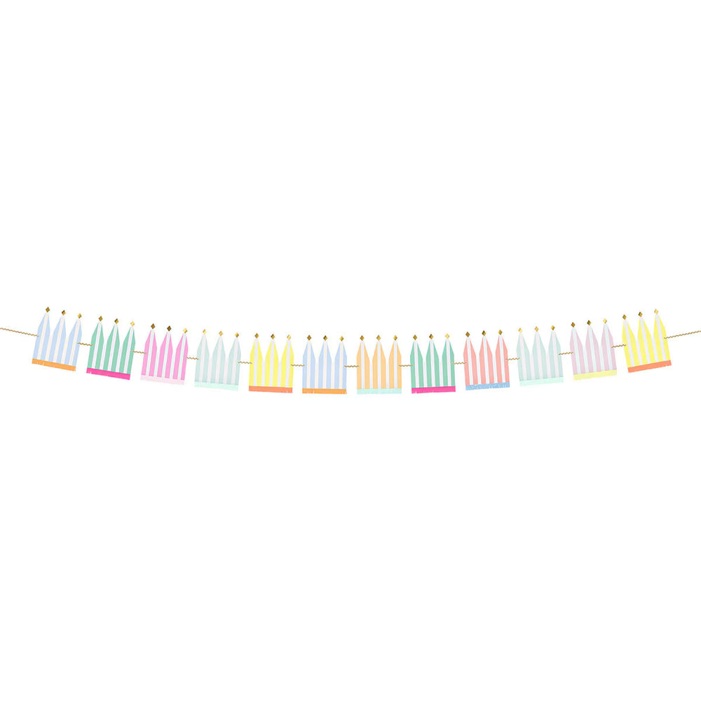 DIY Photo Party Crown Garland - Birthday Photo Banner - Meri Meri Banners DIY Photo Party Crown Garland