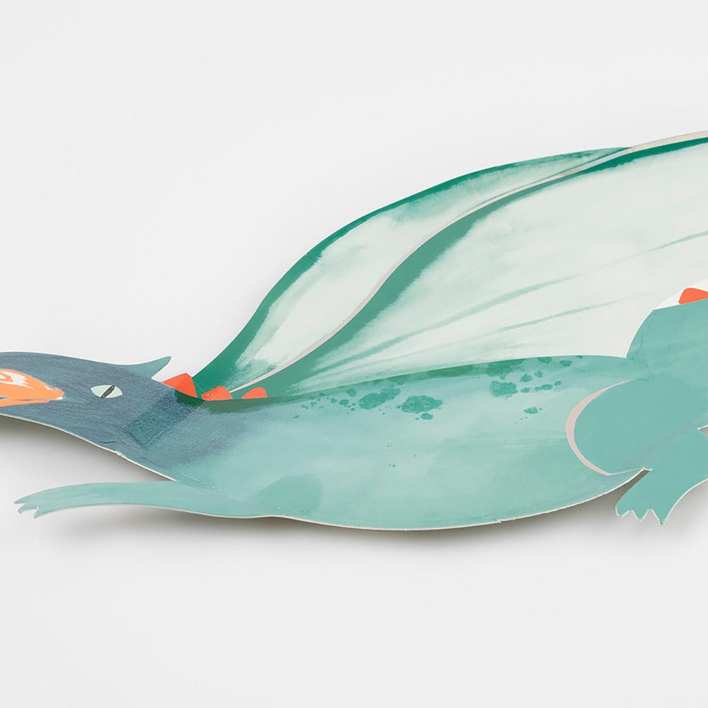 Dragon Party Platter x 4 | Meri Meri party plates Dragon Party Platter x 4
