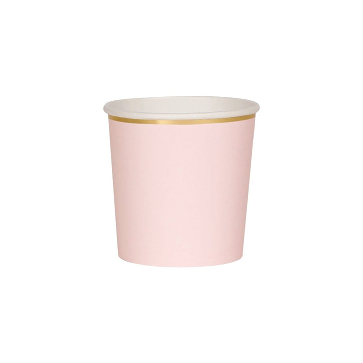 Dusky Pink Tumbler Party Cups x 8 | Meri Meri party cups Dusky Pink Tumbler Party Cups x 8