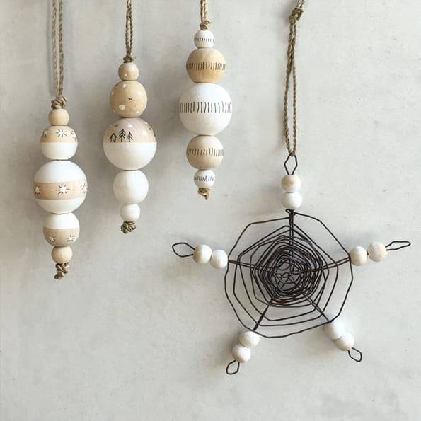 East of India Cobweb Wood and Wire Star Hanging Decoration Hanging Decoration East of India Cobweb Wood and Wire Star Hanging Decoration