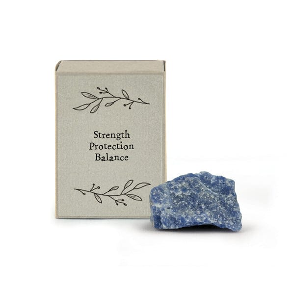 East of India Crystal Matchbox - Blue Sodalite Crystal crystal East of India Crystal Matchbox - Blue Sodalite