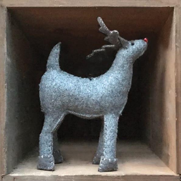 East of India Felt Reindeer Christmas Tree Decoration Christmas Decoration East of India Felt Reindeer Christmas Tree Decoration