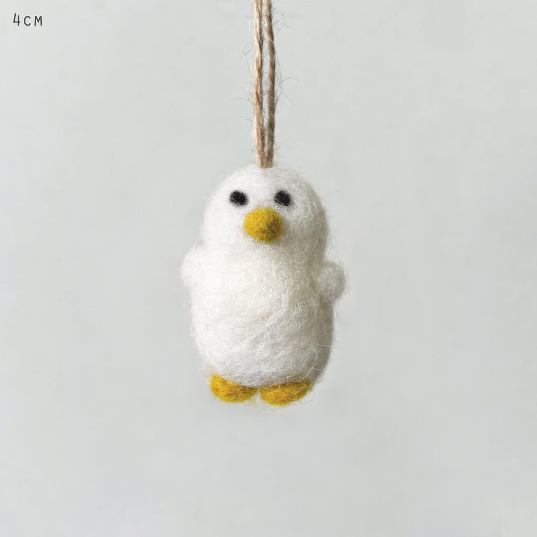 East of India Felted Fluffy Chick Easter Hanging Decoration Easter Decoration East of India Felted Fluffy Chick Hanging Decoration