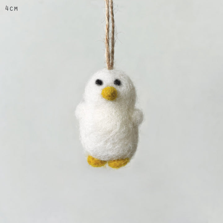 East of India Felted Fluffy Chick Easter Hanging Decoration Easter Decoration East of India Felted Fluffy Chick Hanging Decoration