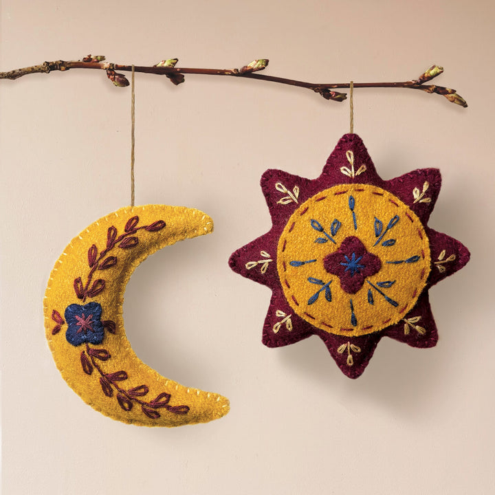 East of India Folk Art Sun Hanging Decoration Hanging Decoration East of India Folk Art Hanging Decoration - Sun