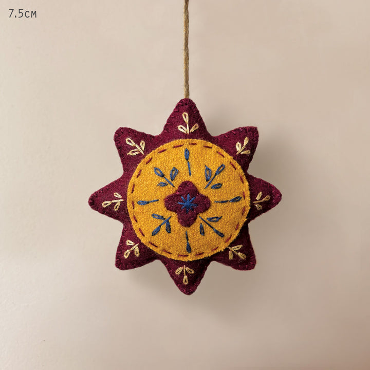 East of India Folk Art Sun Hanging Decoration Hanging Decoration East of India Folk Art Hanging Decoration - Sun