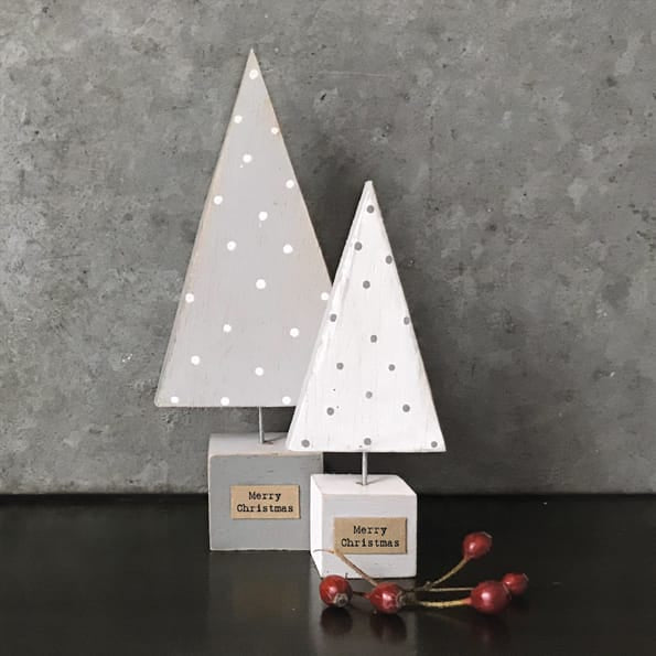 East of India Handmade Grey Christmas Tree | Wood and Wire Christmas Decoration East of India Handmade Wood and Wire Christmas Tree Decoration - Grey