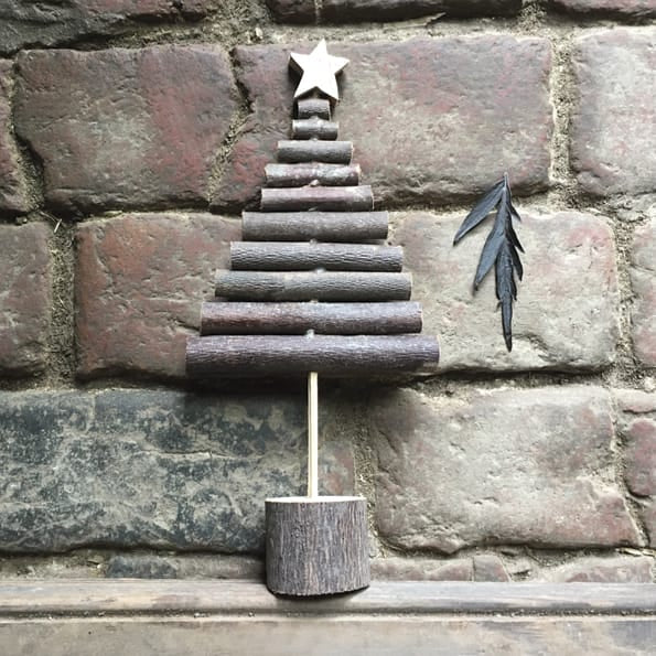 East of India Large Standing Stick Tree Christmas Decoration Christmas Decoration East of India Standing Stick Tree Christmas Decoration - Large