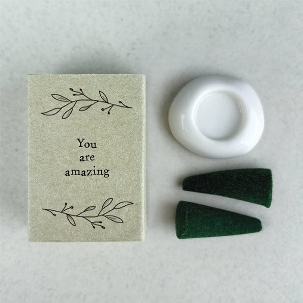 East of India Matchbox Incense Cone - You Are Amazing incense East of India Matchbox Incense Cone - You Are Amazing