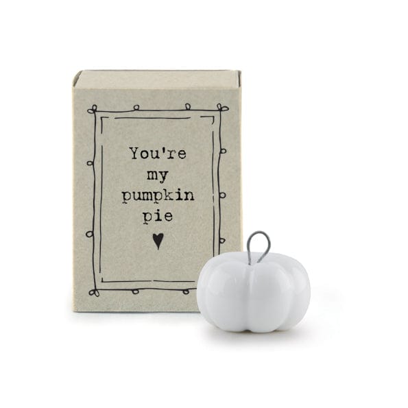 East of India Matchbox Pumpkin Decor East of India Matchbox Pumpkin