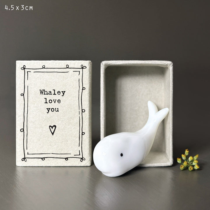 East of India - Matchbox Whale Ornament gift East of India - Matchbox Whale Ornament