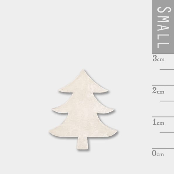 East of India Mini Plywood Trees Plain | Pack of 10 Christmas Decoration East of India Mini Plywood Trees - Plain, Pack of 10