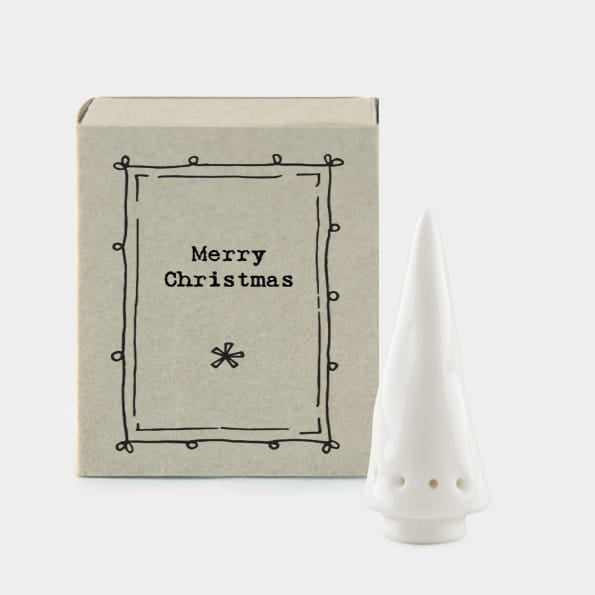 East of India Porcelain Christmas Matchbox Gift, Merry Christmas gift East of India Porcelain Christmas Matchbox Gift - Merry Christmas