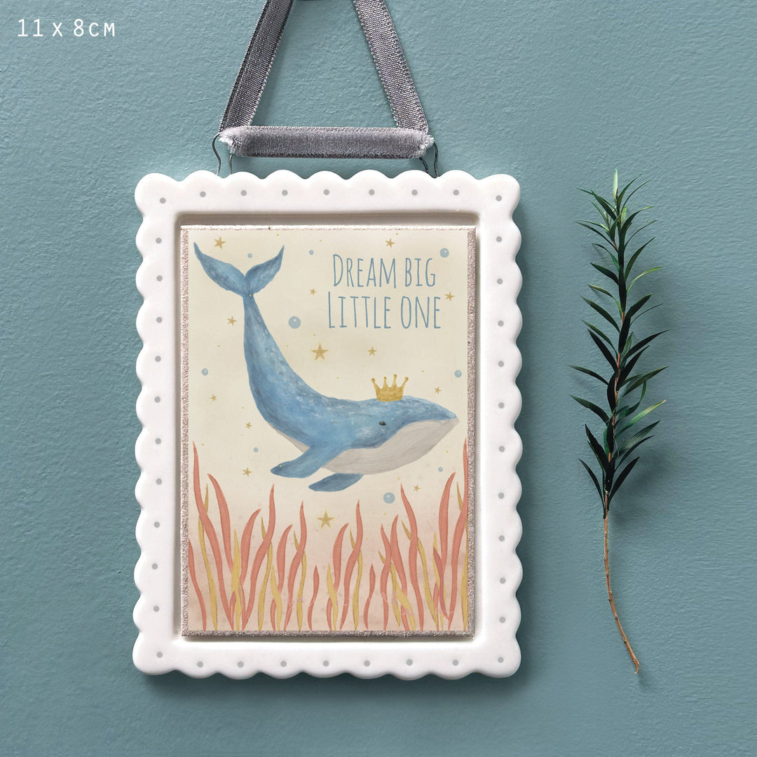 East of India Porcelain Framed Picture - Dream big little one Picture East of India Porcelain Framed Picture - Dream big little one