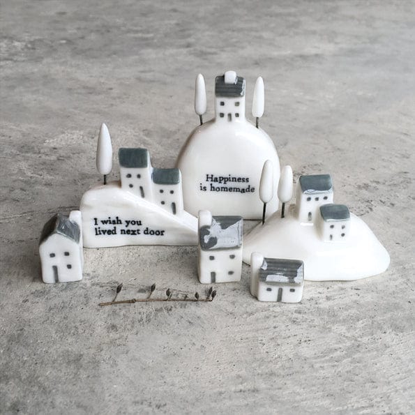 East of India Porcelain House - I Wish You Lived Next Door ornament East of India Porcelain House - I Wish You Lived Next Door