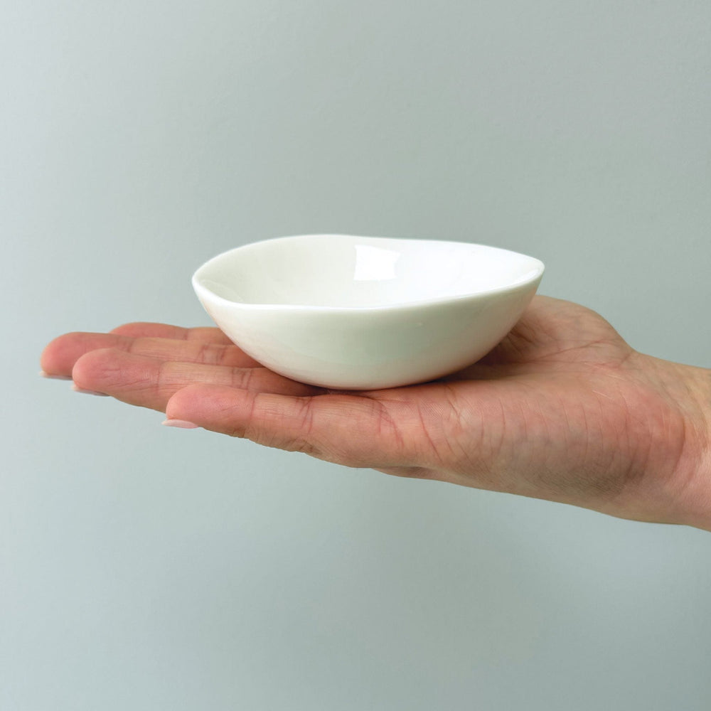 East of India Porcelain Medium Wobbly Bowl - So Happy You're My Friend ring dish East of India Porcelain Medium Wobbly Bowl - So Happy You're My Friend