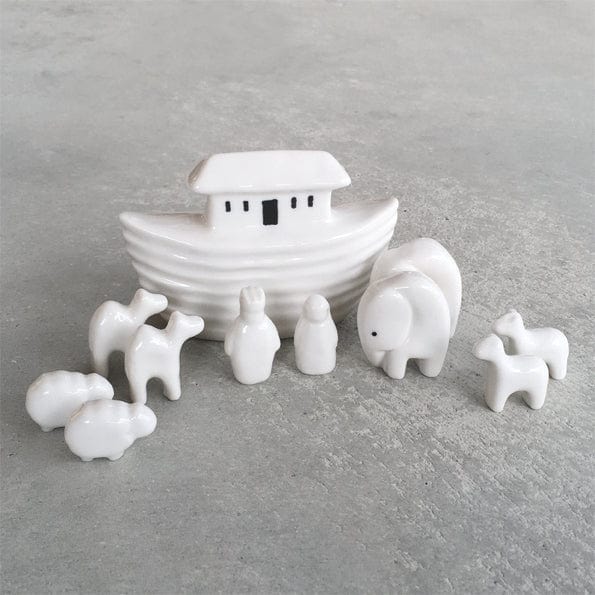 East of India - Porcelain Noah’s Ark Gift Set Baby Gift Sets Porcelain Noah’s Ark Gift Set