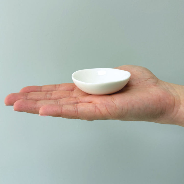 East of India Porcelain Small Wobbly Bowl - Lovely You ring dish East of India Porcelain Small Wobbly Bowl - Lovely You