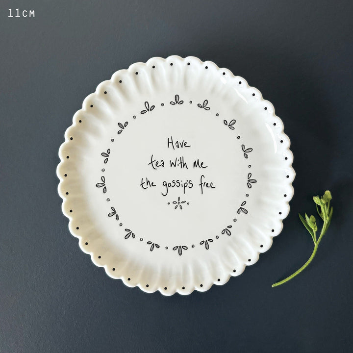 East of India Scallop Coaster – Have tea with me coaster East of India Scallop Coaster – Have tea with me