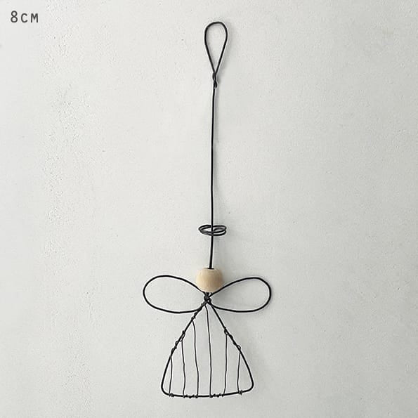 East of India Simple Wire Angel Christmas Decoration | Small Christmas Decoration East of India Simple Wire Angel Christmas Decoration - Small