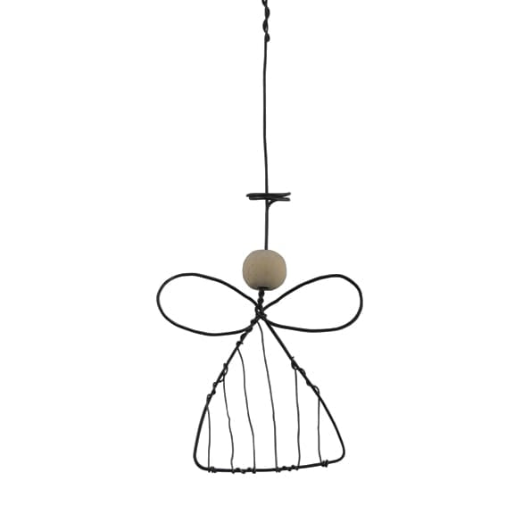 East of India Simple Wire Angel Christmas Decoration | Small Christmas Decoration East of India Simple Wire Angel Christmas Decoration - Small