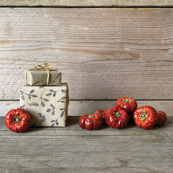 East of India Single Dried Mini Pumpkin | Autumn Decoration ornament East of India Single Dried Mini Pumpkin