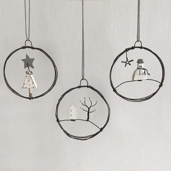 East of India Small Rusty Wire Wreath | House &amp; Tree Wreath East of India Small Rusty Wire Wreath - House &amp; Tree