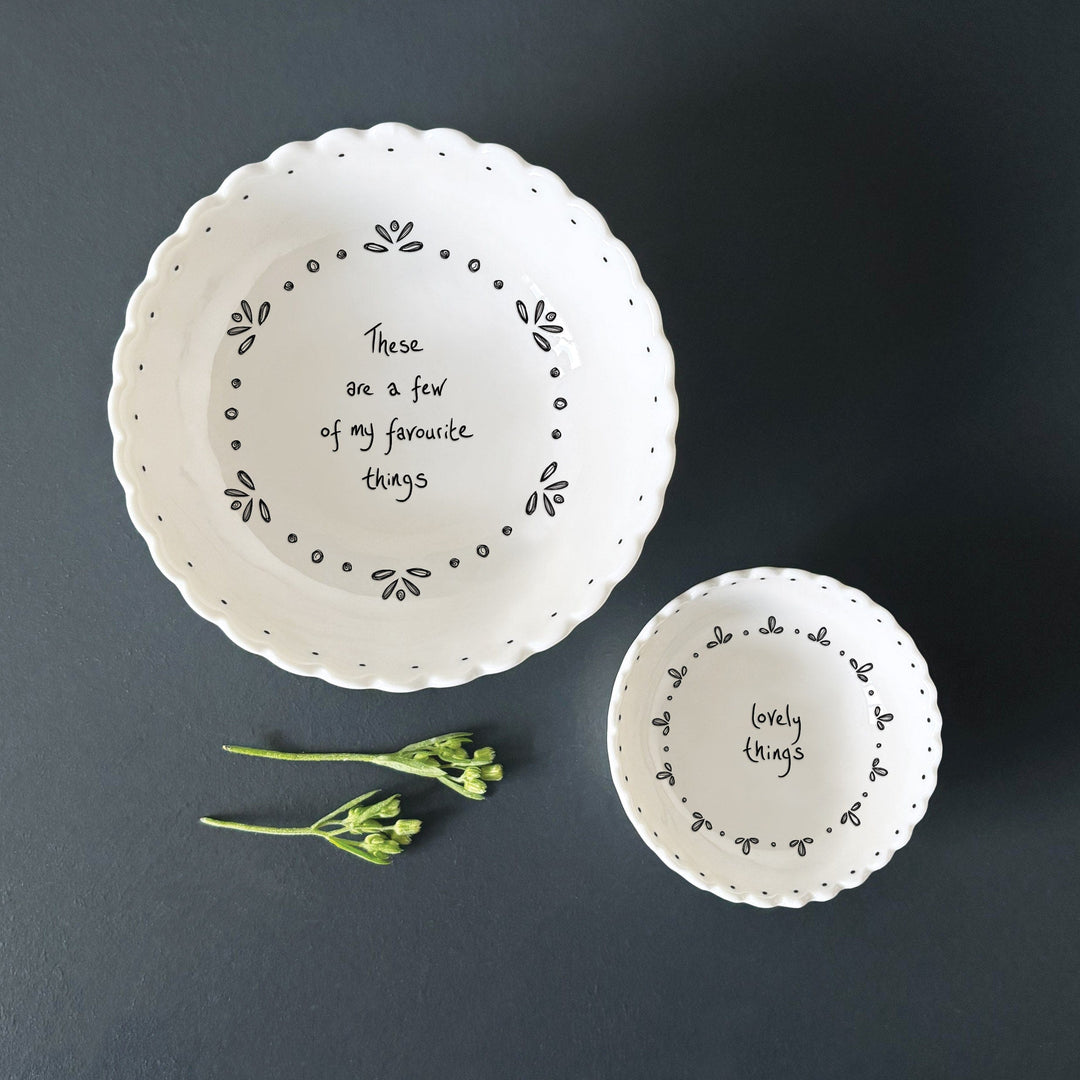 East of India Small Scallop Bowl - Lovely things dish East of India Small Scallop Bowl - Lovely things