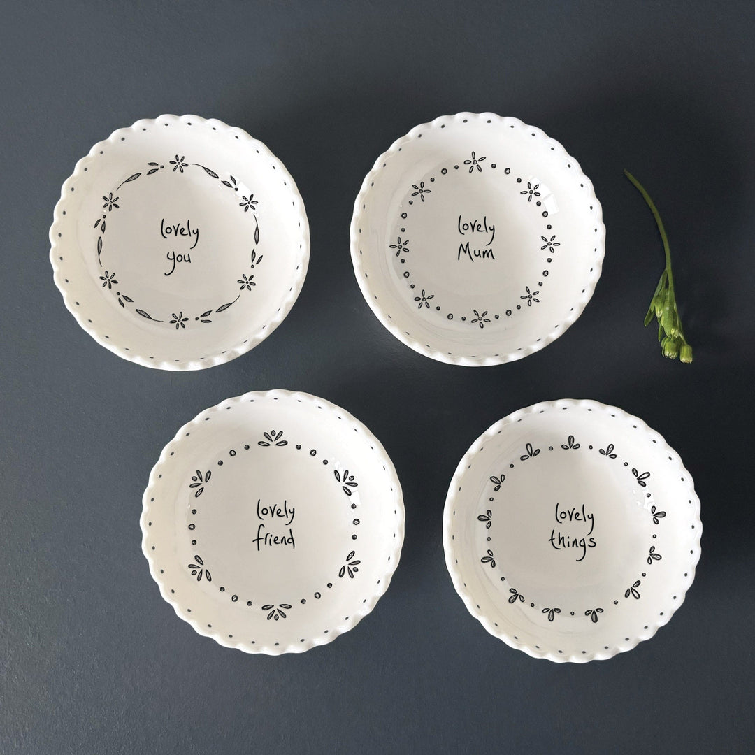 East of India Small Scallop Bowl - Lovely you dish East of India Small Scallop Bowl - Lovely you