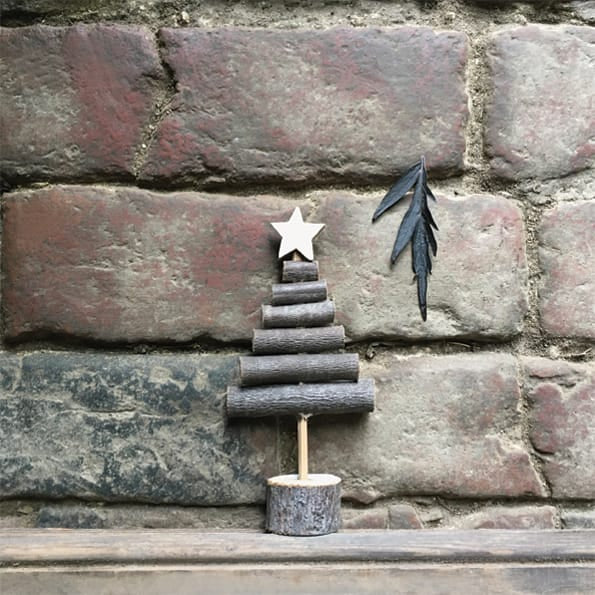 East of India Small Standing Stick Tree Christmas Decoration Christmas Decoration East of India Standing Stick Tree Christmas Decoration - Small