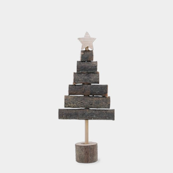 East of India Small Standing Stick Tree Christmas Decoration Christmas Decoration East of India Standing Stick Tree Christmas Decoration - Small
