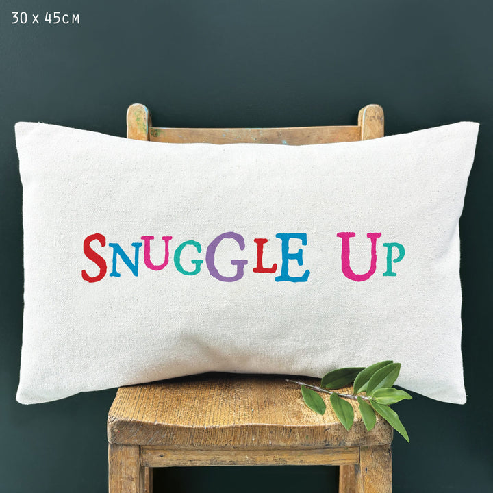 East of India Snuggle Up Cotton Cushion gift East of India Cotton Cushion - Snuggle Up