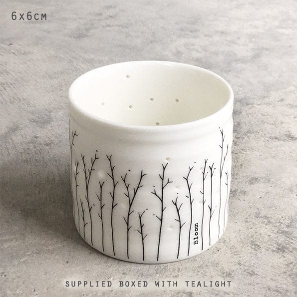 East of India ‘Sprig’ Tea Light Holder gift East of India ‘Sprig’ Tea Light Holder