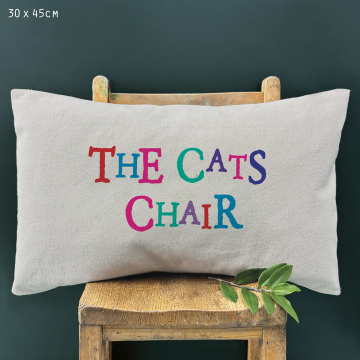 East of India The Cats Chair Cotton Cushion gift East of India Cotton Cushion - The Cats Chair