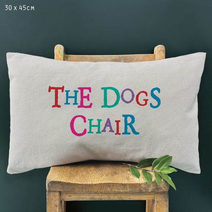 East of India The Dogs Chair Cotton Cushion gift East of India Cotton Cushion - The Dogs Chair