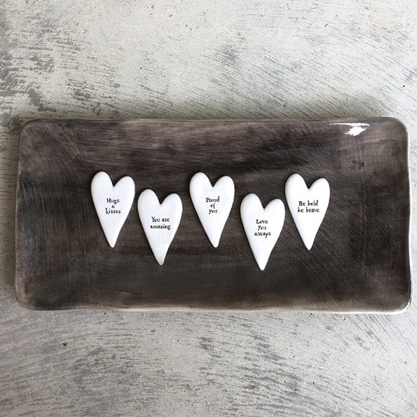 East of India Tiny Heart Token - Be Bold Be Brave gift East of India Tiny Heart Token - Be Bold Be Brave