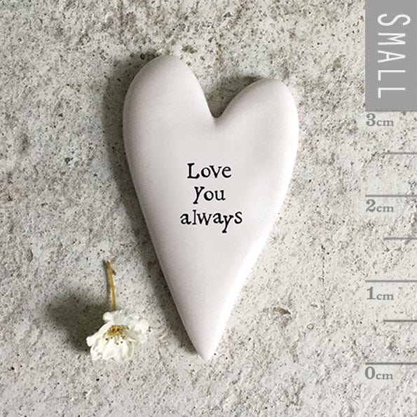 East of India Tiny Heart Token - Love You Always gift East of India Tiny Heart Token - Love You Always