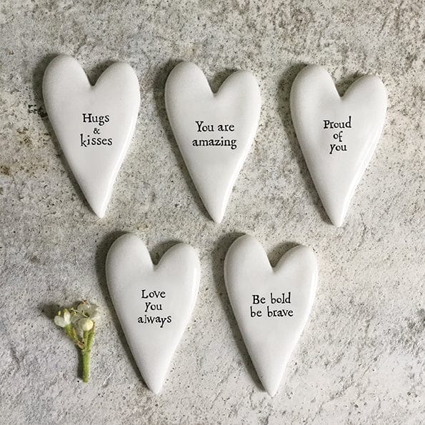 East of India Tiny Heart Token - Proud Of You gift East of India Tiny Heart Token - Proud Of You