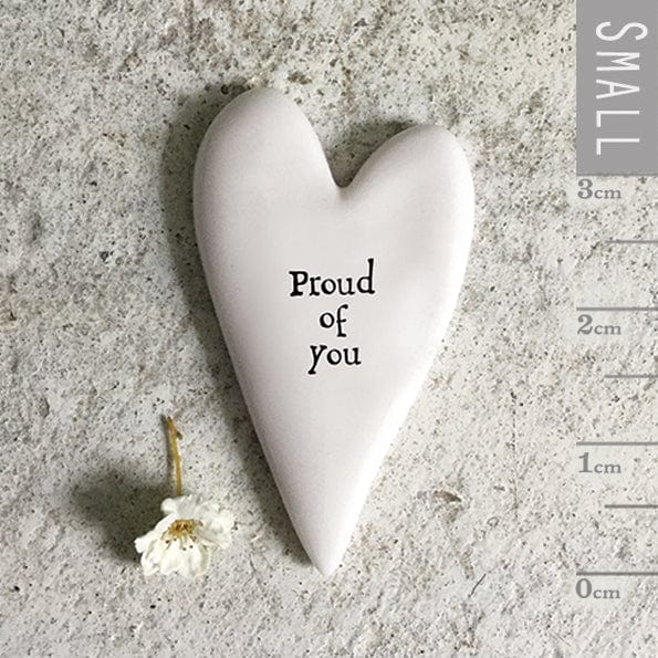 East of India Tiny Heart Token - Proud Of You gift East of India Tiny Heart Token - Proud Of You