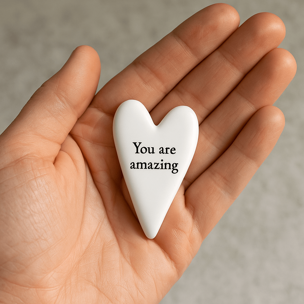 East of India Tiny Heart Token - You are Amazing gift East of India Tiny Heart Token - You are Amazing