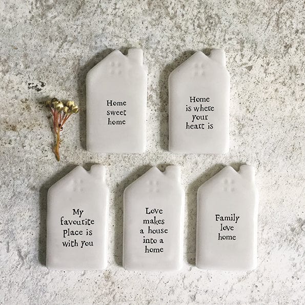 East of India Tiny House Token - Home Is Where Your Heart Is gift East of India Tiny House Token - Home Is Where Your Heart Is