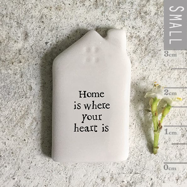 East of India Tiny House Token - Home Is Where Your Heart Is gift East of India Tiny House Token - Home Is Where Your Heart Is