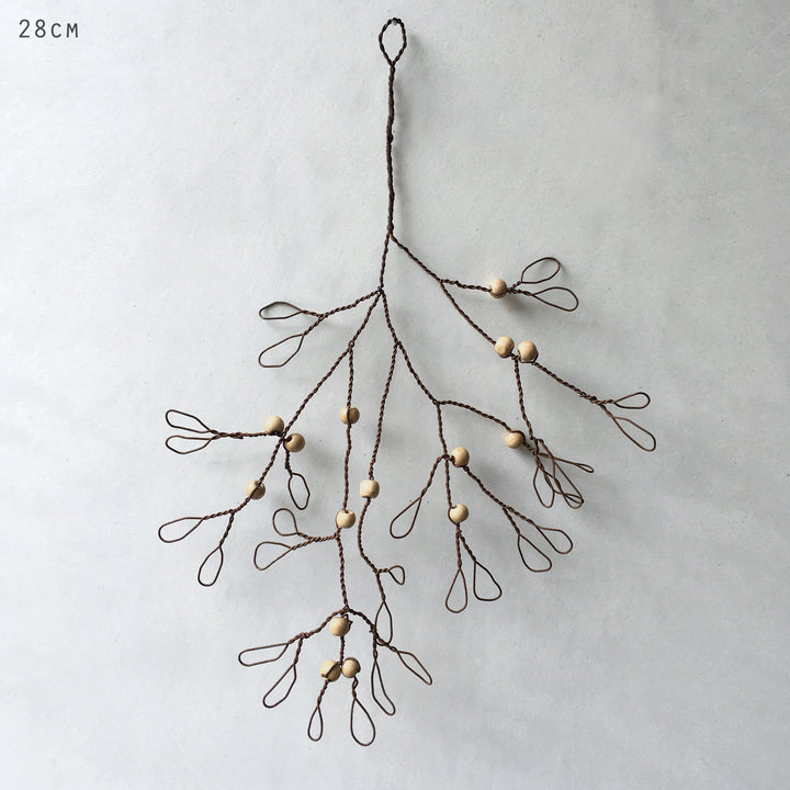 East of India Wire Mistletoe Bunch Hanging Decoration Hanging Decoration East of India Wire Mistletoe Bunch Hanging Decoration