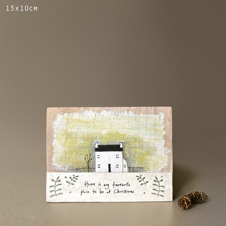 East of India Wooden House Plaque, Home Is My Favourite Place Sign East of India Wooden House Plaque - Home Is My Favourite Place