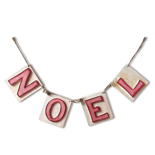 East of India Wooden Noel Christmas Garland Garland East of India Wooden Noel Christmas Garland