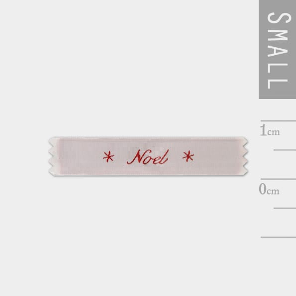 East of India Woven Noel Label for Sewing Haberdashery East of India Woven Fabric Label - Noel