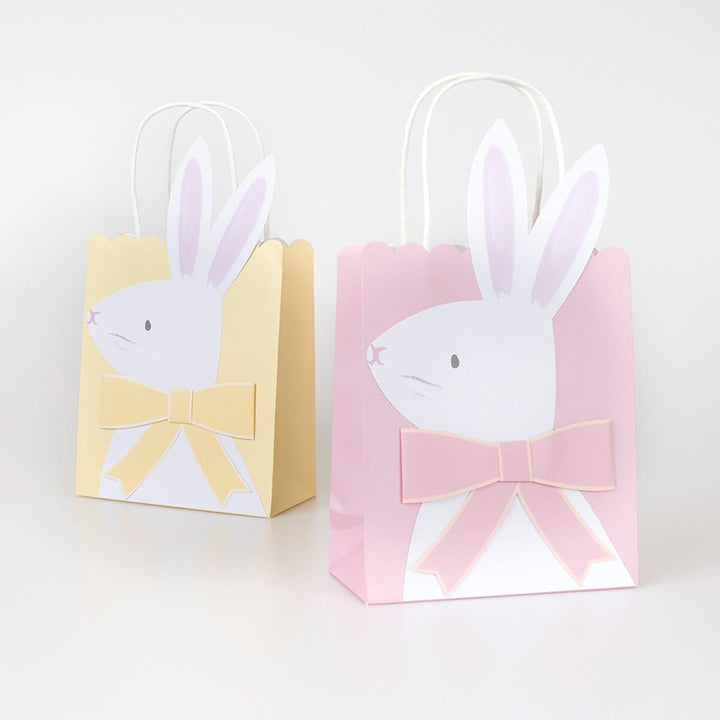 Easter Bunny Party Bags x 8 - Easter Party Supplies UK Party Bags Easter Bunny Party Bags x 8