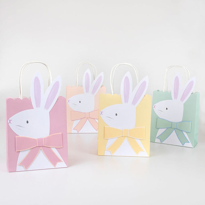 Easter Bunny Party Bags x 8 - Easter Party Supplies UK Party Bags Easter Bunny Party Bags x 8