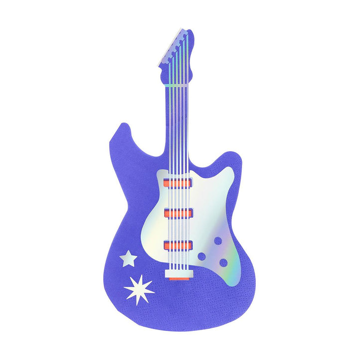Electric Guitar Party Napkins x 16 | Meri Meri Rock Star Party party napkins Electric Guitar Party Napkins x 16