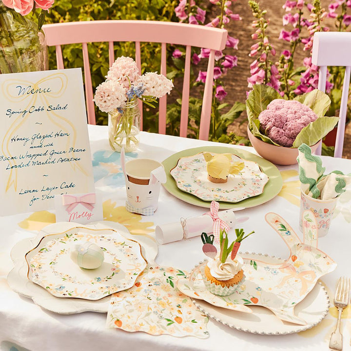 Elegant Floral Party Cups x 8 | Meri Meri party cups Elegant Floral Party Cups x 8